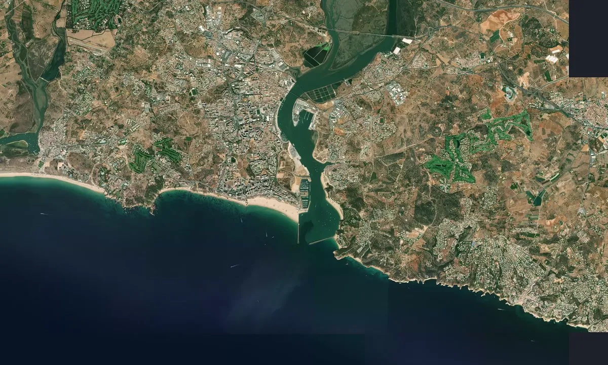 Flyfoto av Marina de Portimao