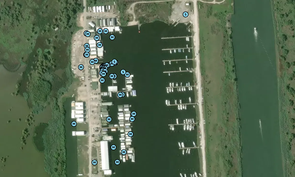 Satelite image of Marina de Venice