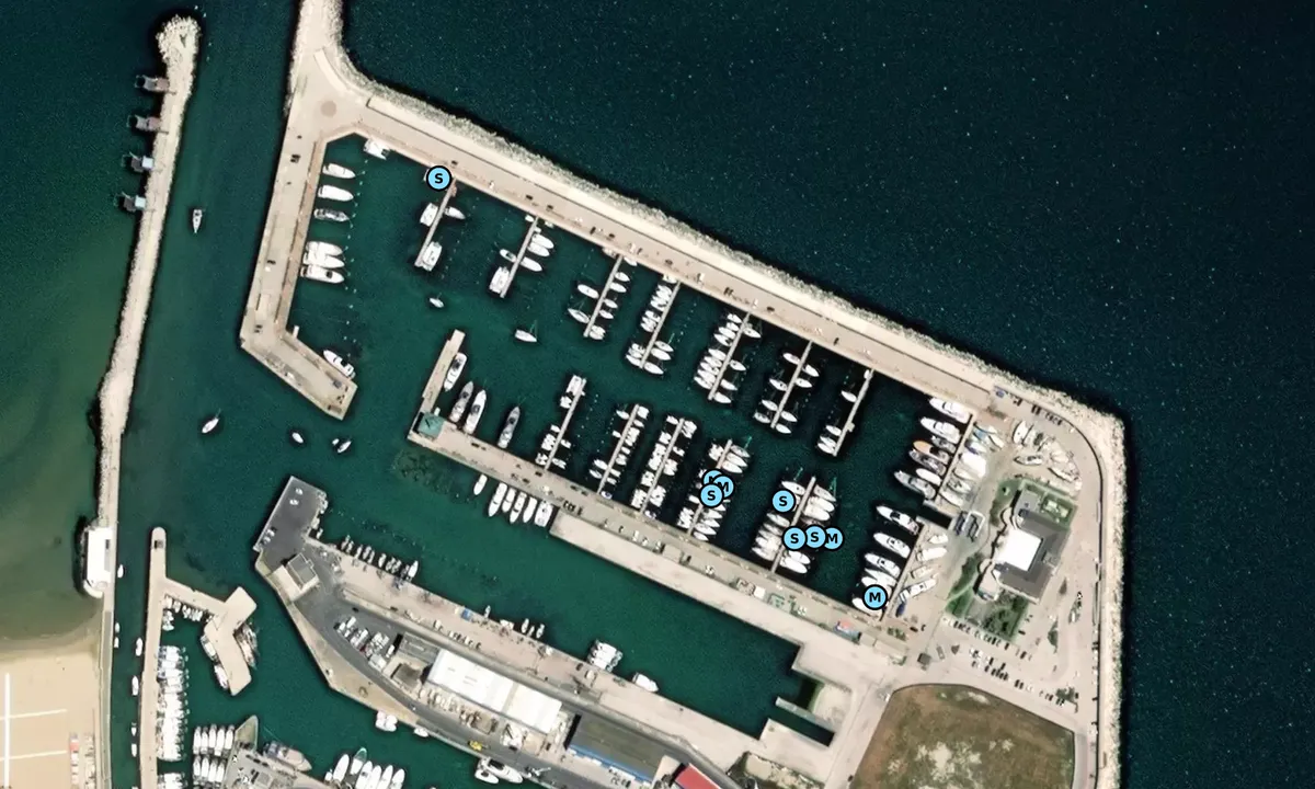 Satelite image of Marina dei Cesari - Fano