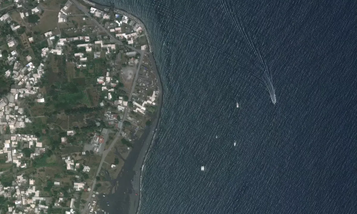 Flyfoto av Marina del Gabbiano-Stromboli