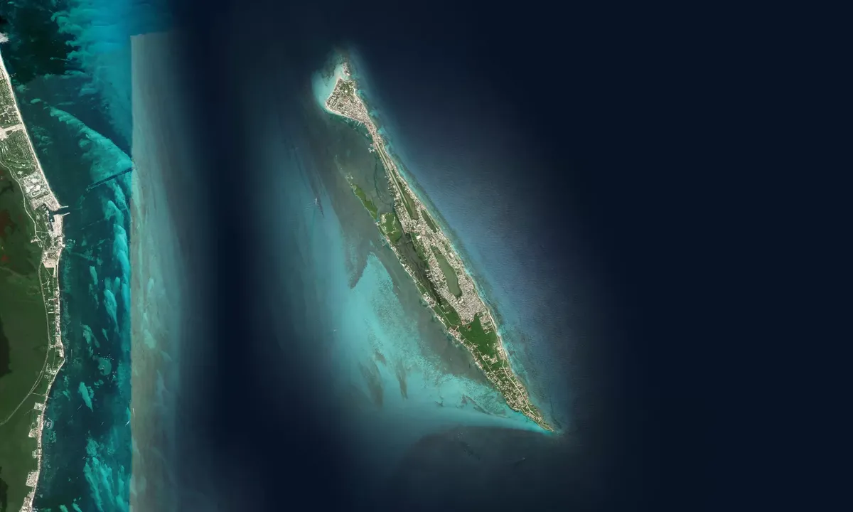 Flyfoto av Marina Del Sol - Isla Mujeres