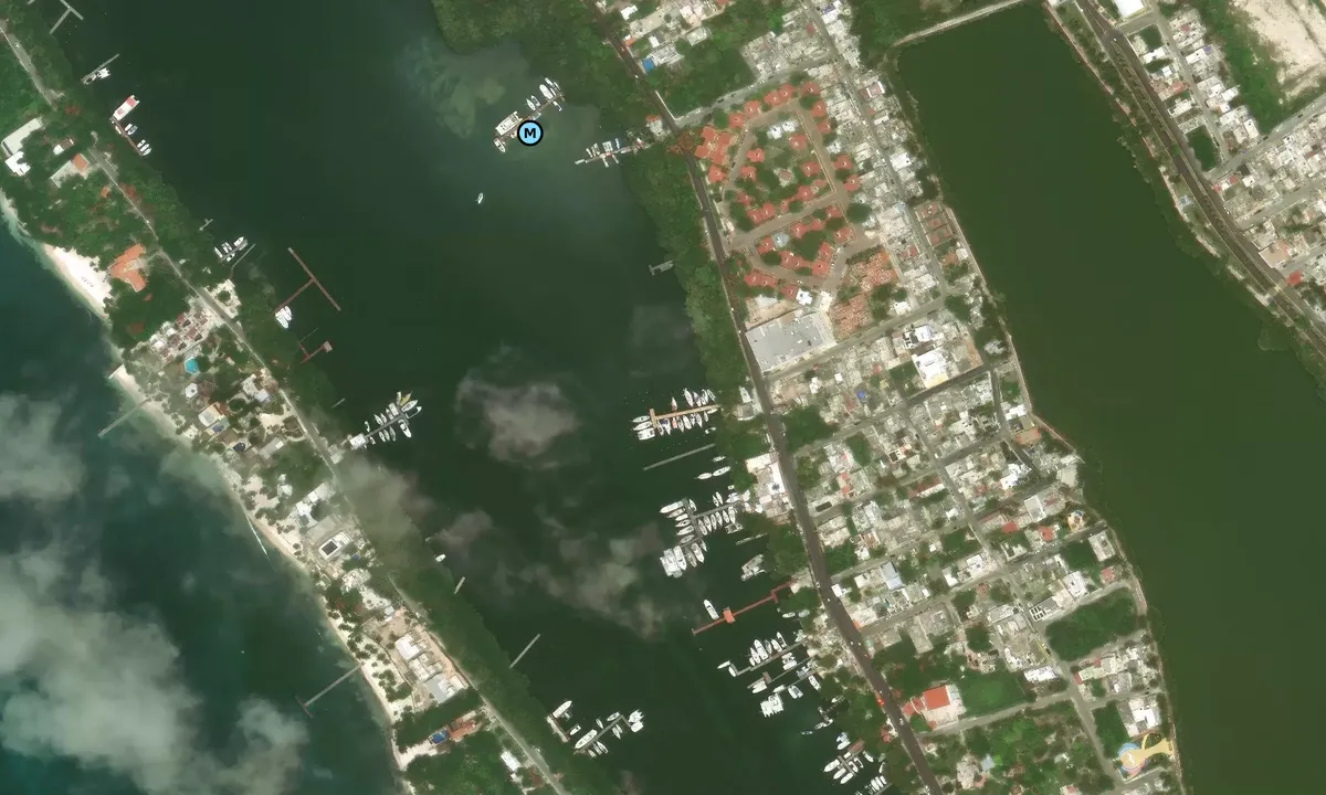 Satelite image of Marina Del Sol - Isla Mujeres