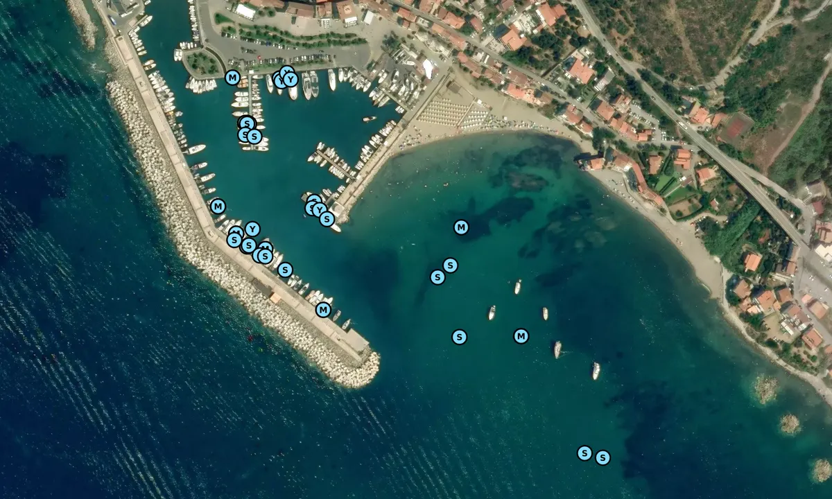 Satelite image of Marina di Acciaroli