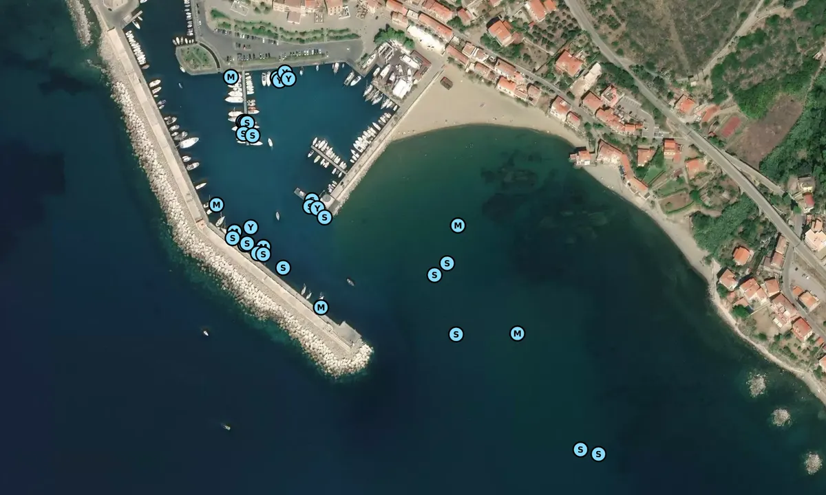 Satelite image of Marina di Acciaroli