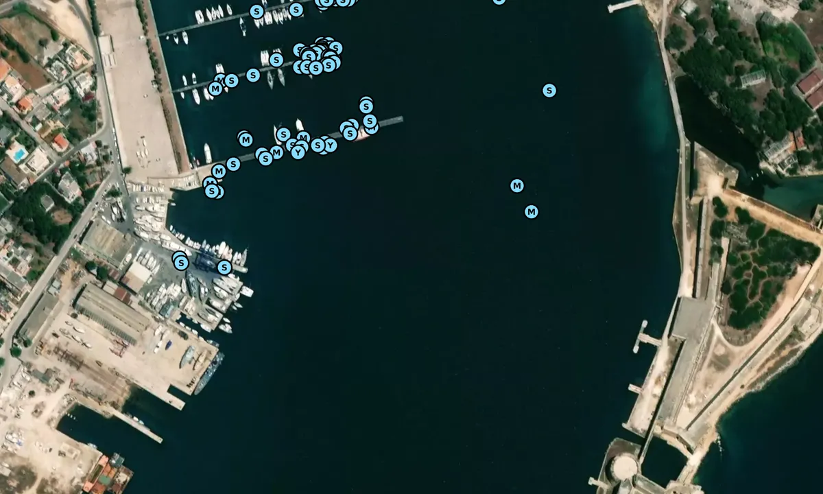 Satelite image of Marina di Brindisi - Apulia
