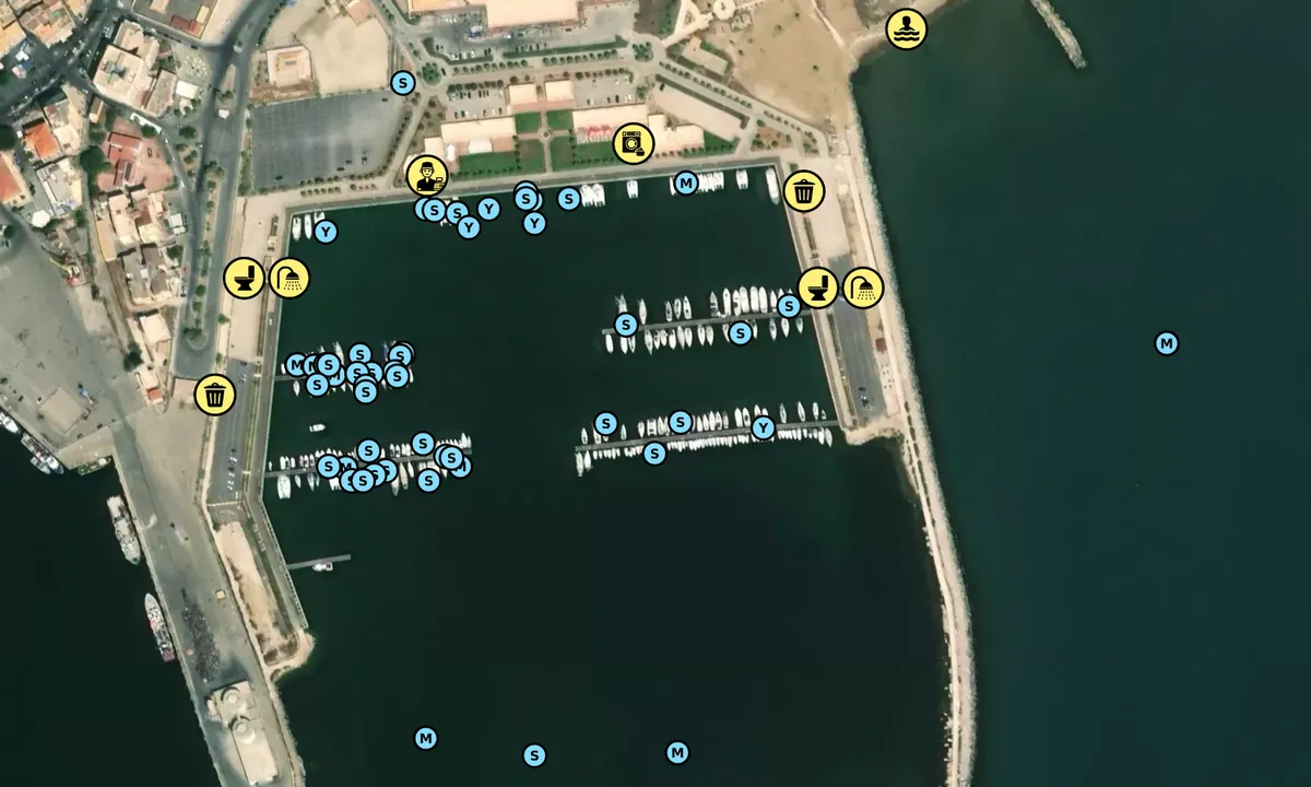 Satelite image of Marina di Cala del Sole - Licata