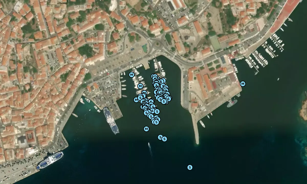 Satelite image of Marina Di Cala Mangiavolpe