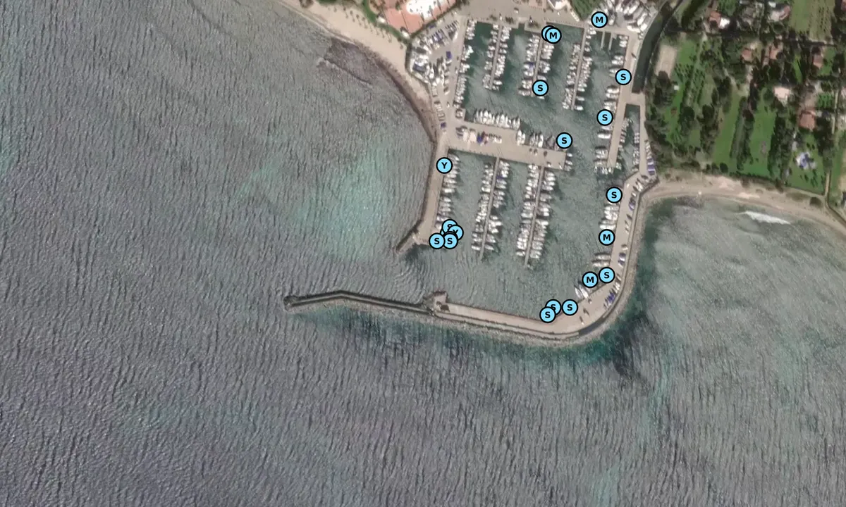 Satelite image of Marina di Capitana 1