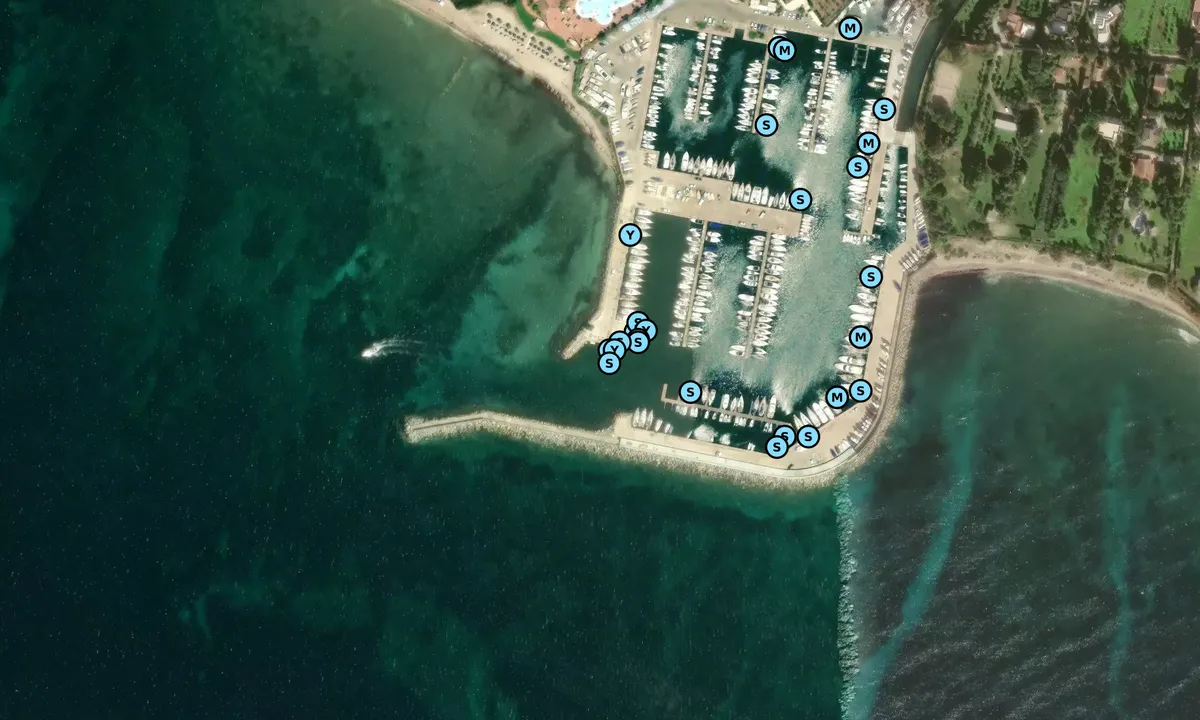 Satelite image of Marina di Capitana 1