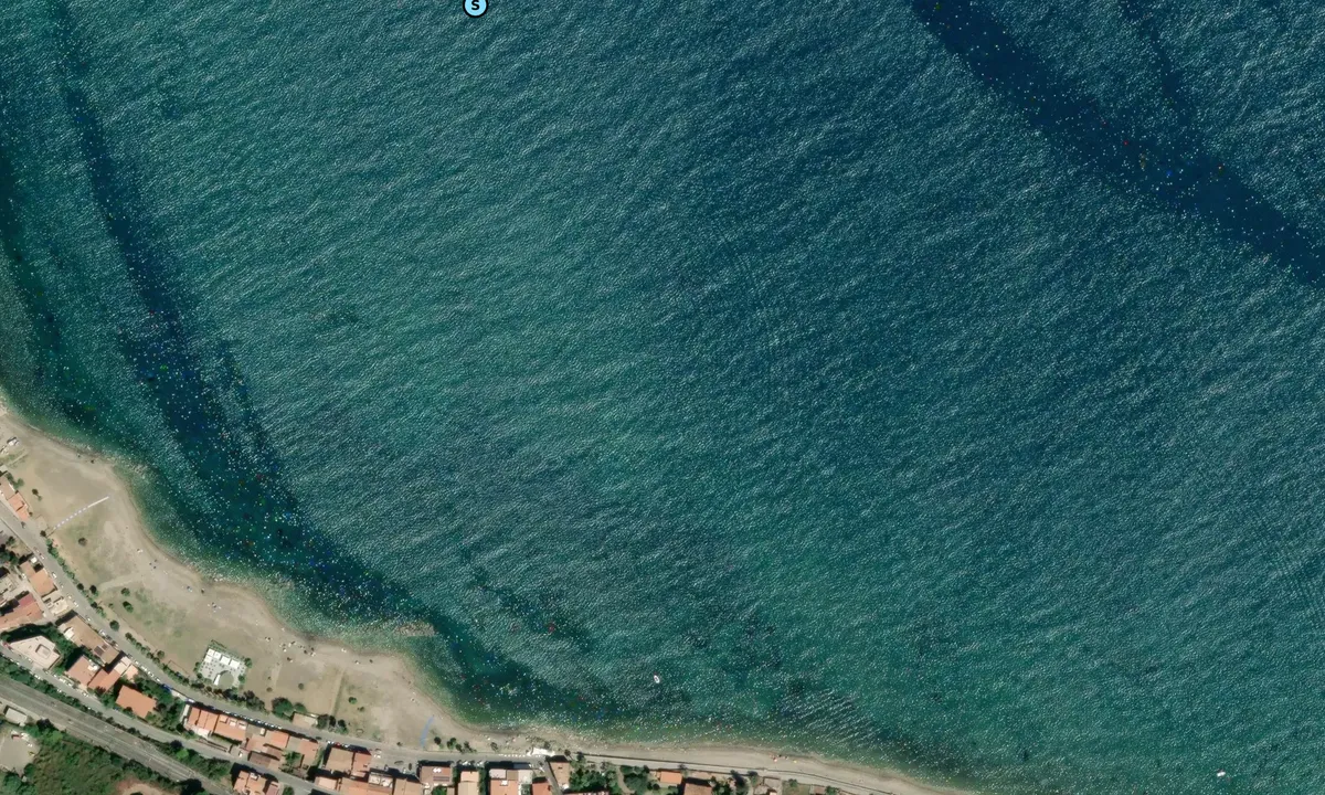 Satelite image of Marina di Caronia