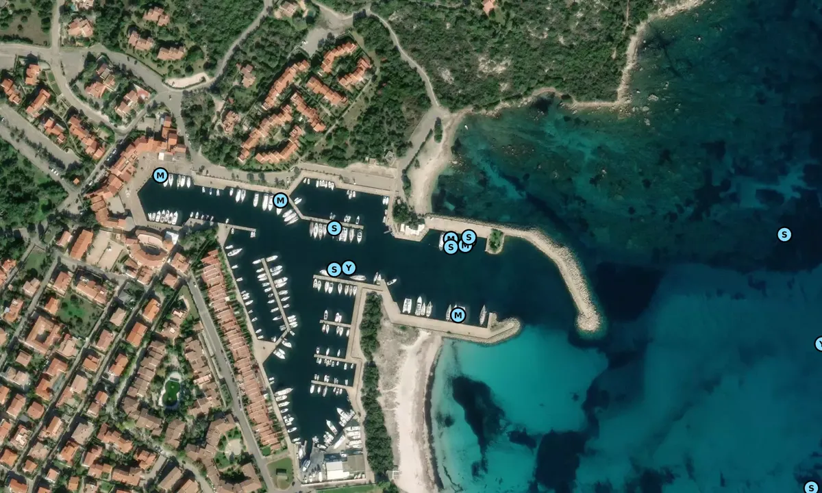 Satelite image of Marina di Porto Ottiolu - Provincia di Sassari