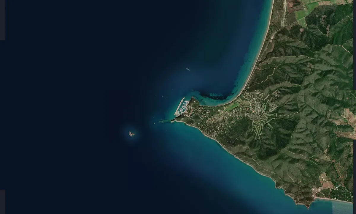Flyfoto av Marina di Punta Ala