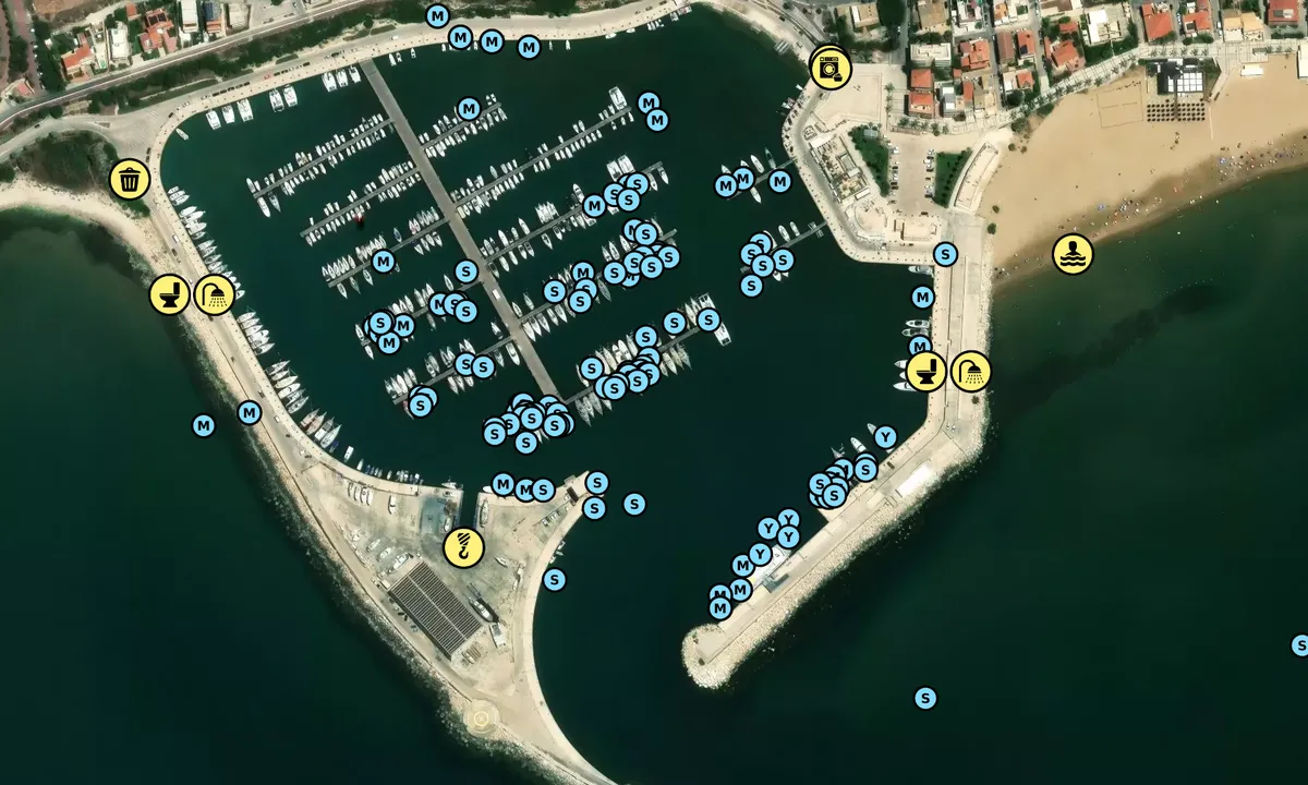 Satelite image of Marina di Ragusa 1