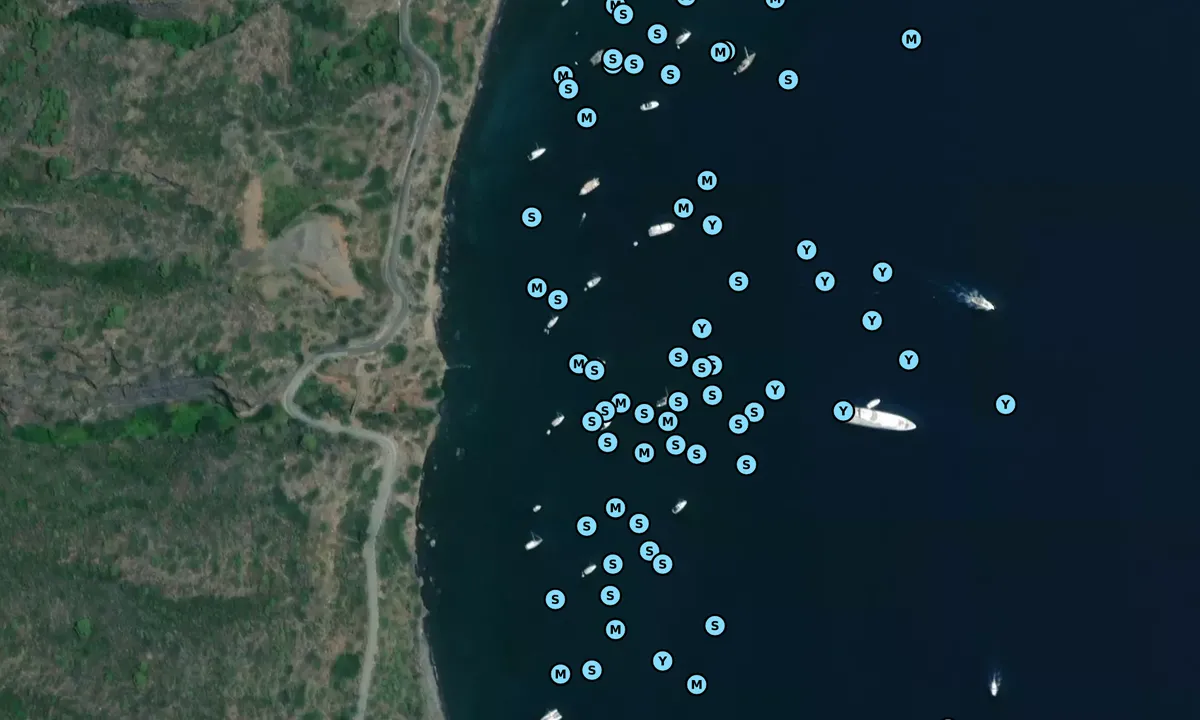 Satelite image of Marina di Salina