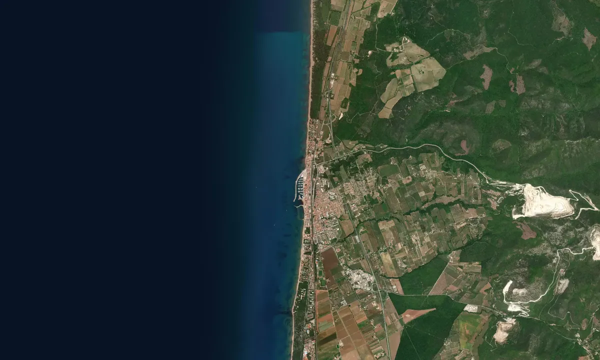 Flyfoto av Marina di San Vincenzo - Provincia di Livorno