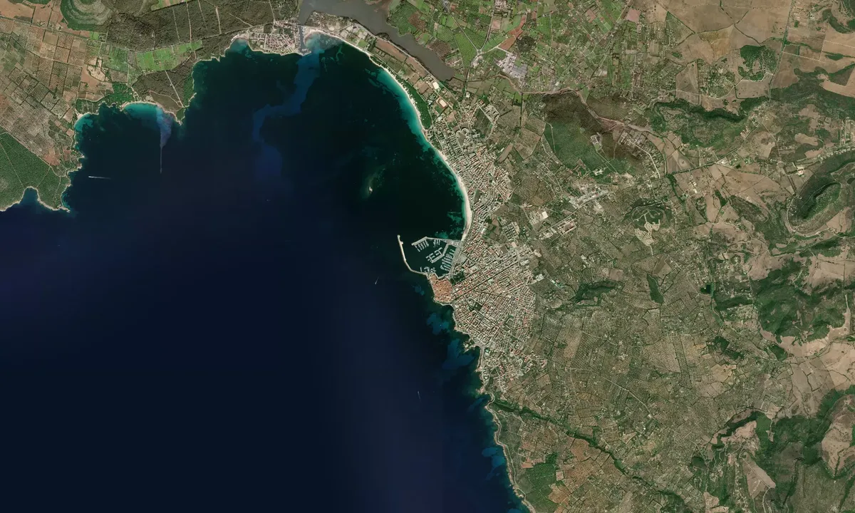 Flyfoto av Marina Di Sant'Elmo - Porto di Alghero