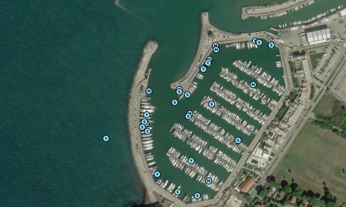 Satelite image of Marina di Scarlino - Puntone di Scarlino