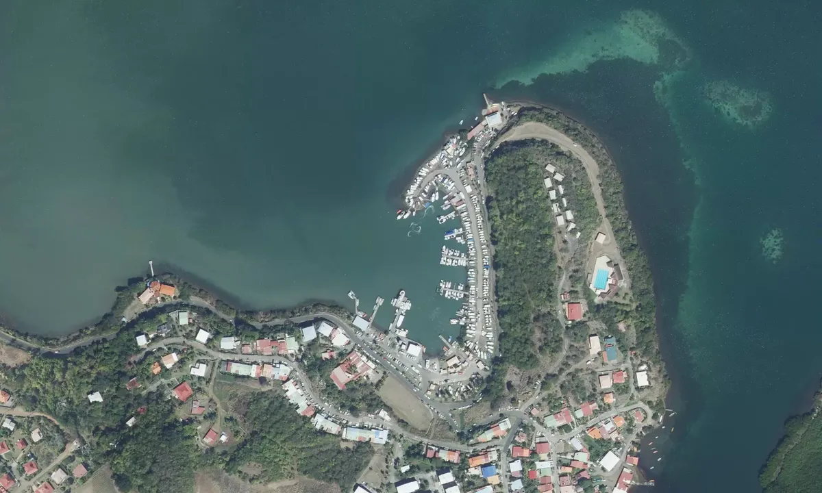 Satelite image of Marina du François 1