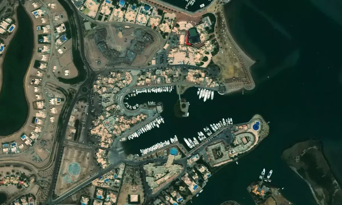 Satelite image of Marina El Gouna 1