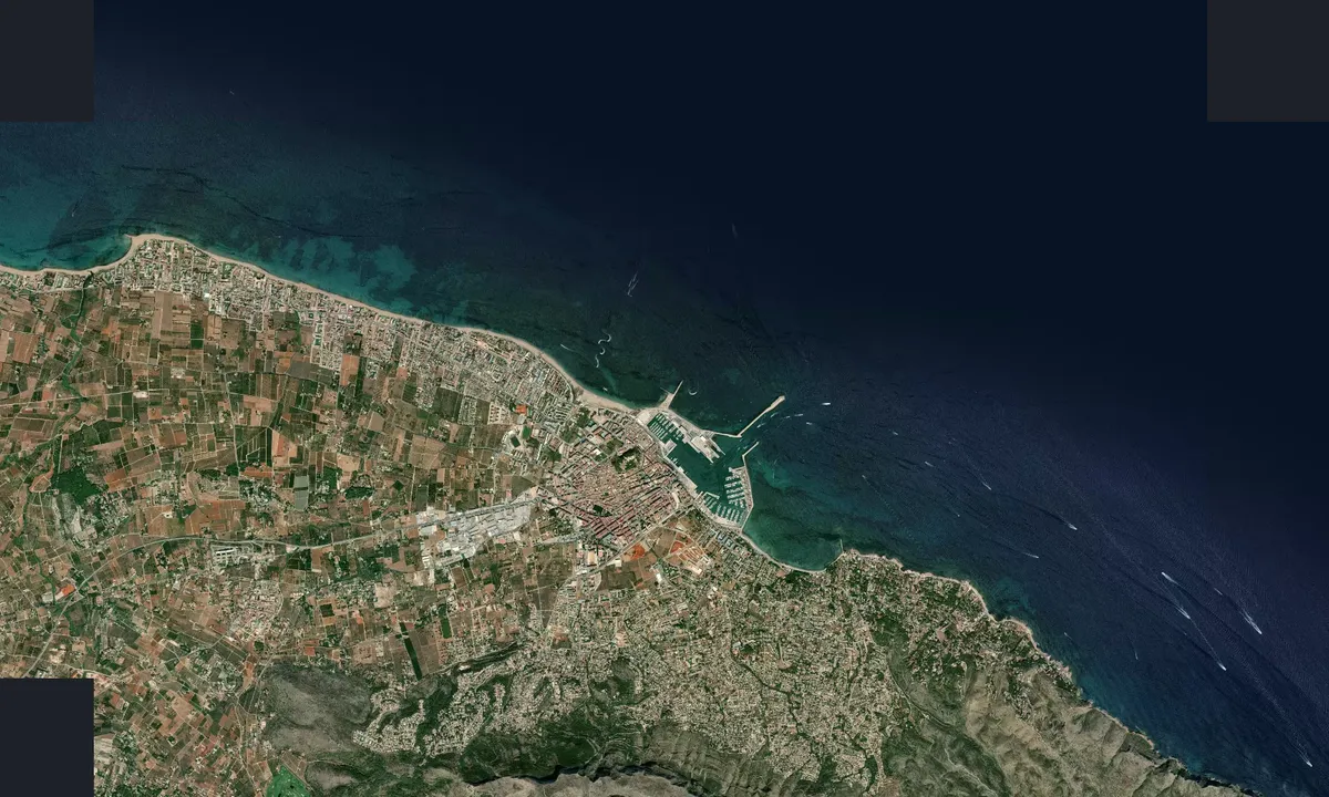 Flyfoto av Marina El Portet de Denia