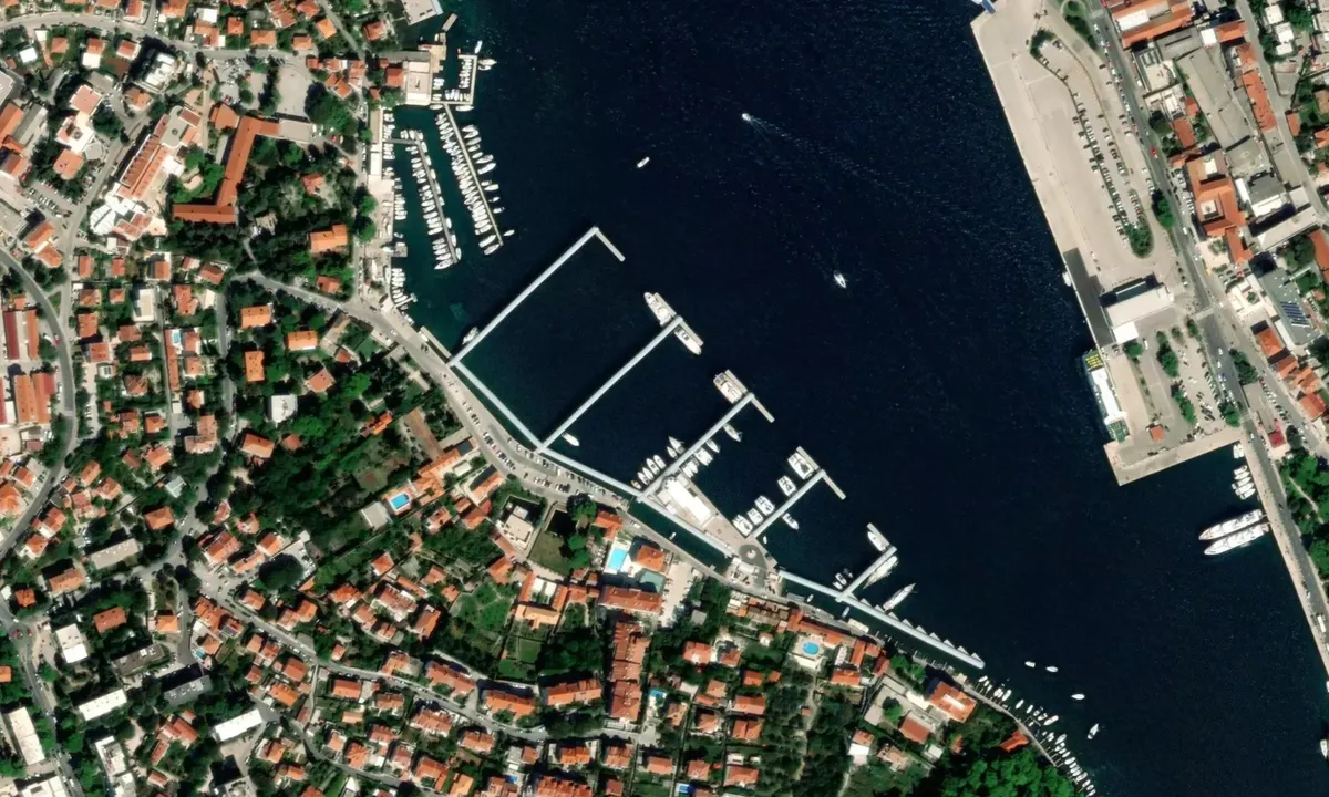 Flyfoto av Marina Frapa Dubrovnik