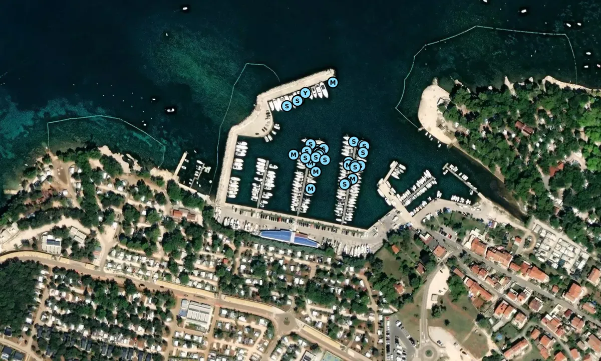 Satelite image of Marina Funtana - Općina Vrsar