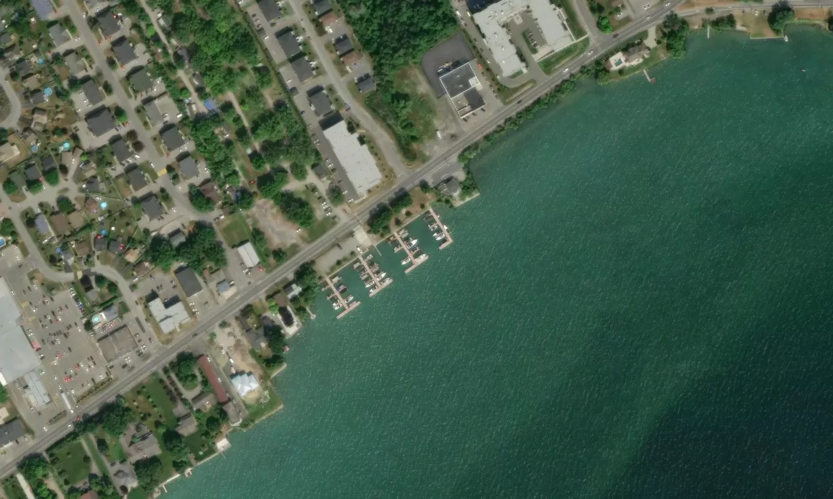 Satelite image of Marina Grande Seigneurie