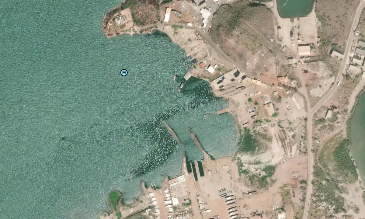 Satelite image of Marina Guaymas