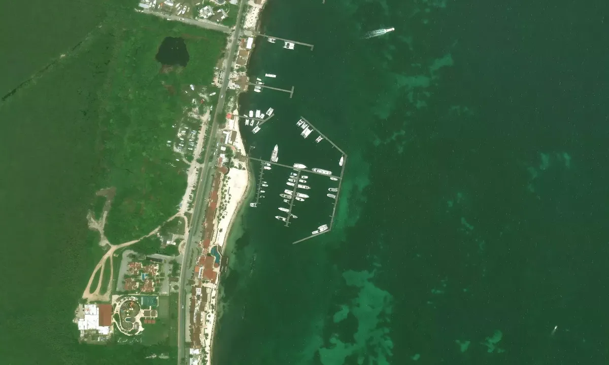 Satelite image of Marina Hacienda del Mar