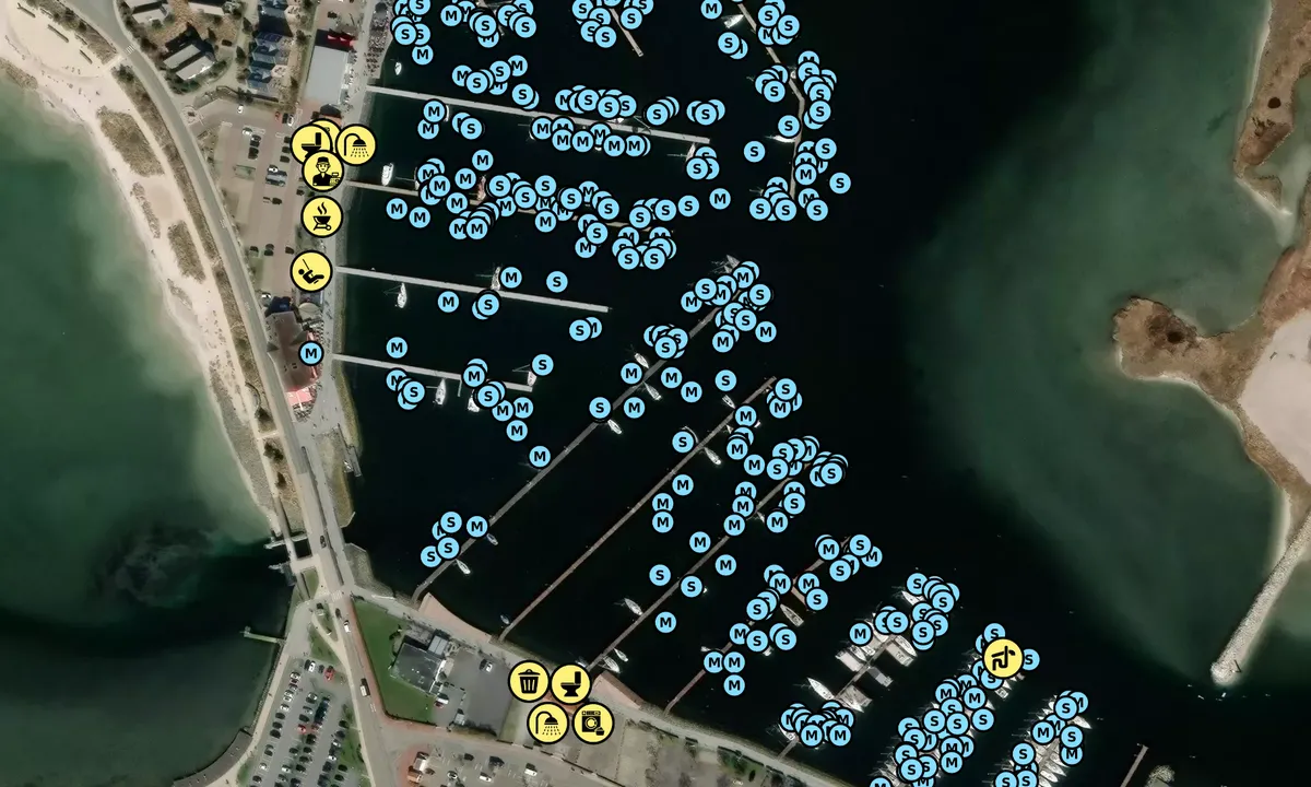 Satelite image of Marina Heiligenhafen
