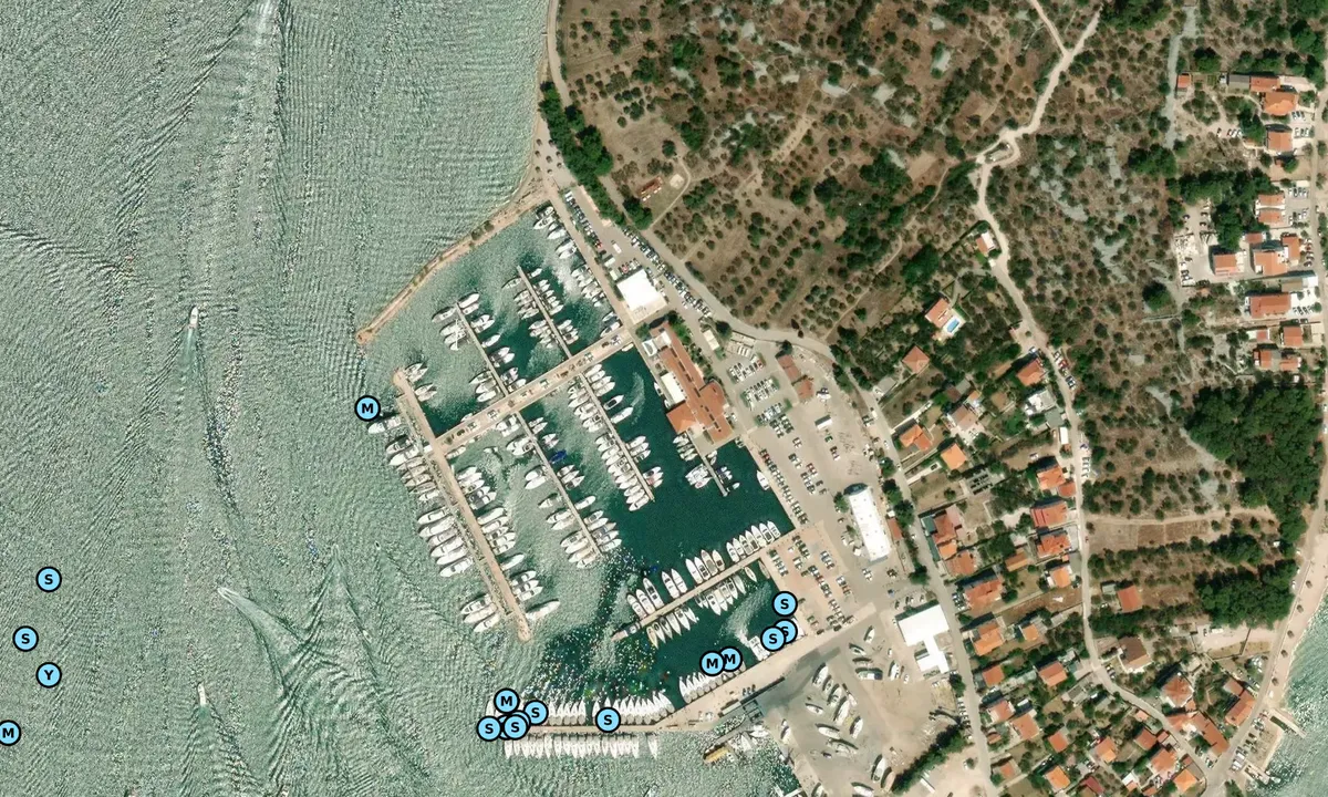 Satelite image of Marina Hramina - Murter