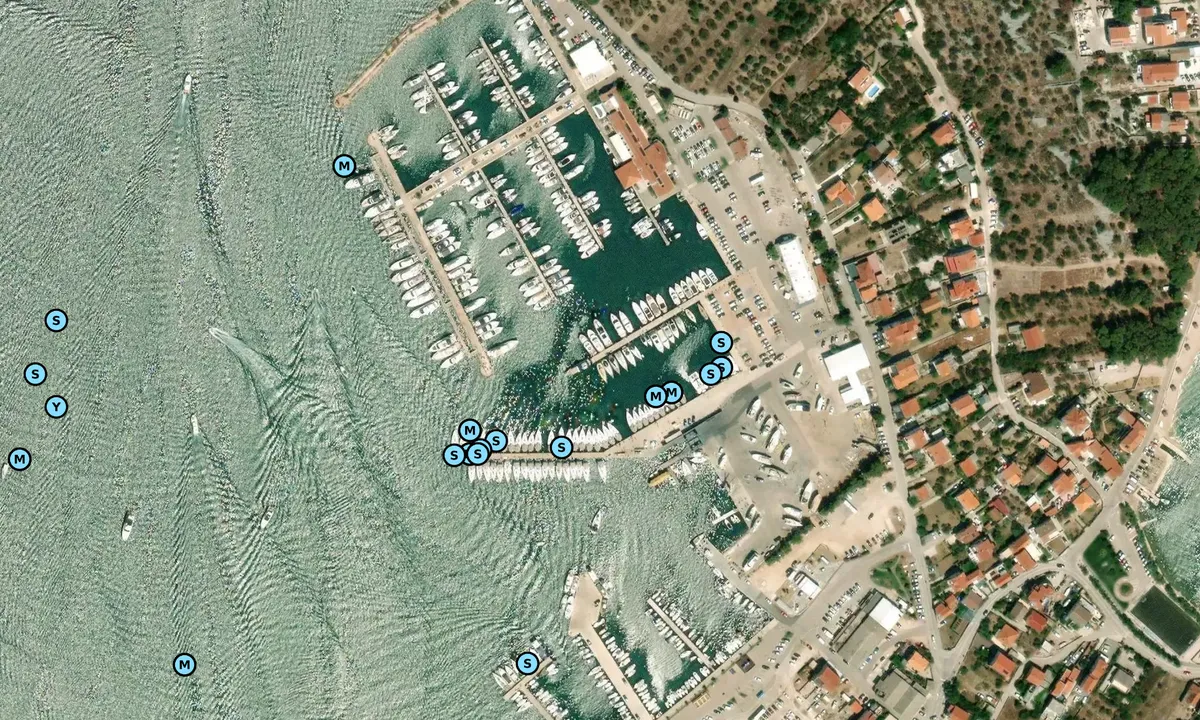 Satelite image of Marina Hramina - Murter