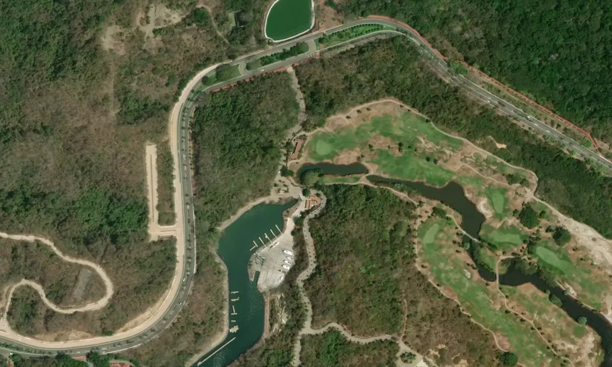 Satelite image of Marina Ixtapa Boat Yard