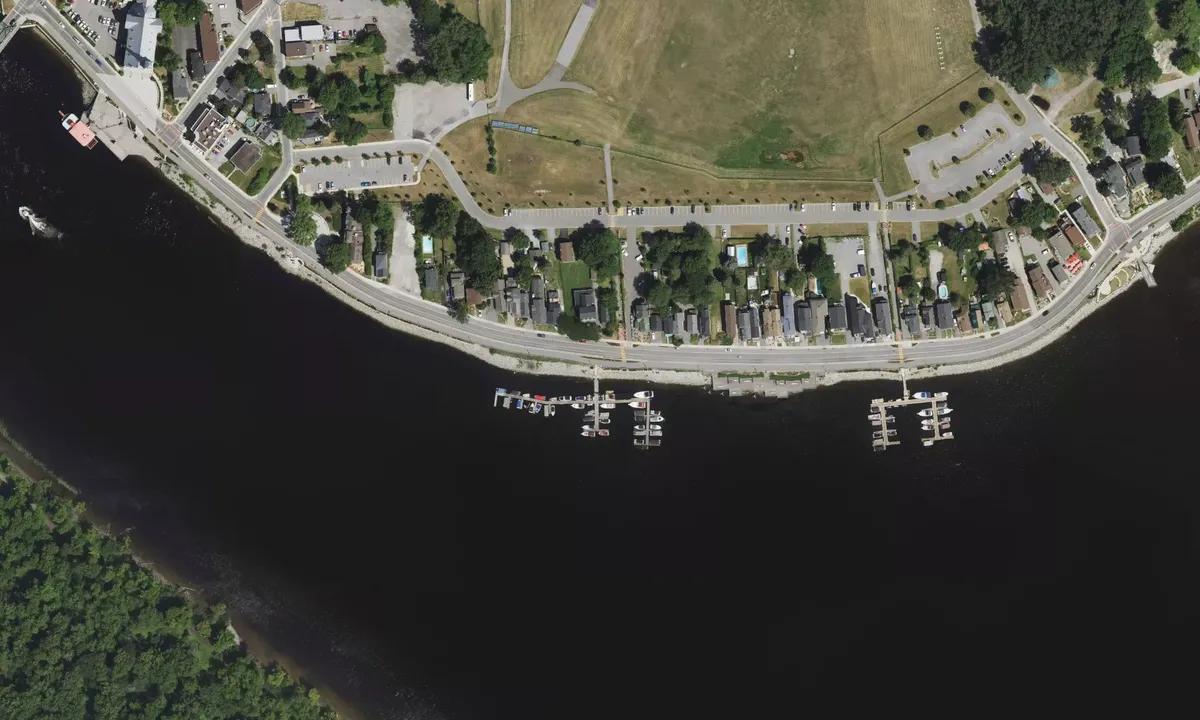 Satelite image of Marina Jacques Cartier