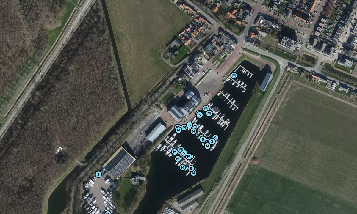 Satelite image of Marina Kamperland