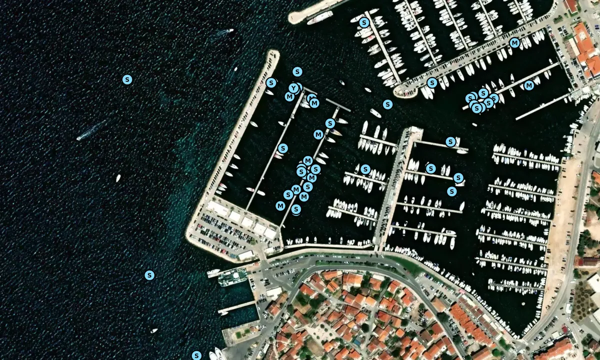 Satelite image of Marina Kornati 1