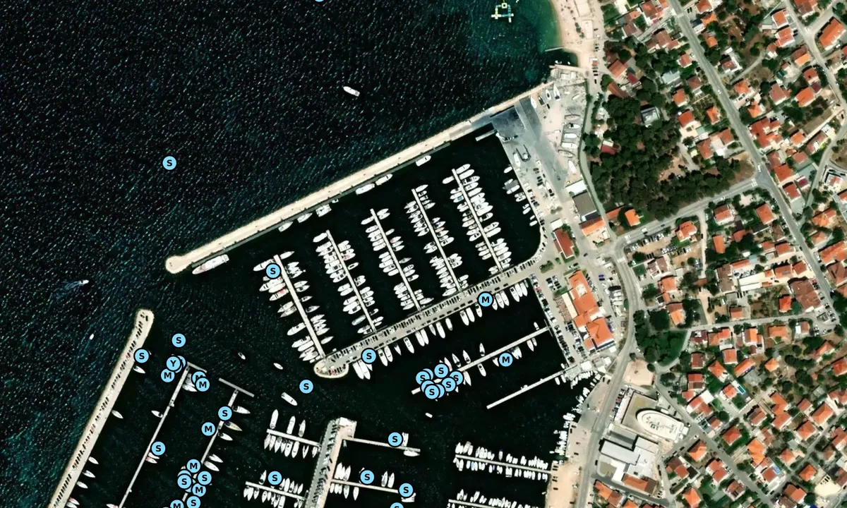 Satelite image of Marina Kornati