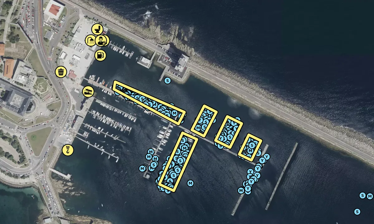 Satelite image of Marina La Coruna