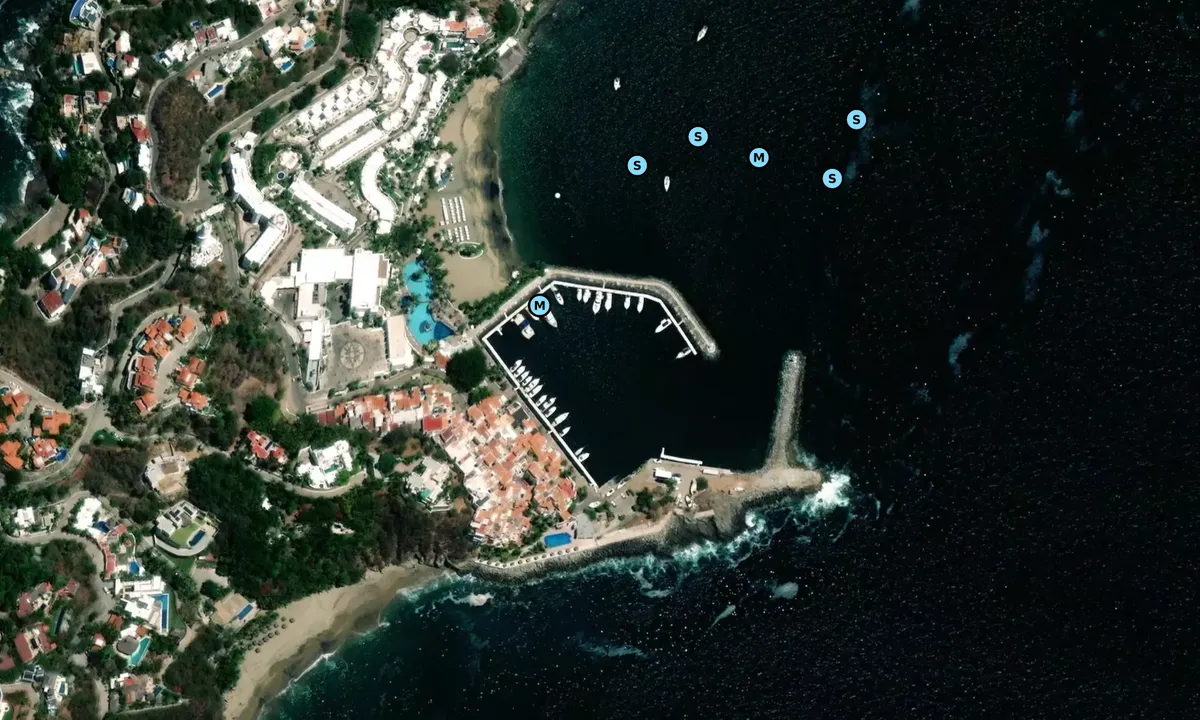 Satelite image of Marina Las Hadas
