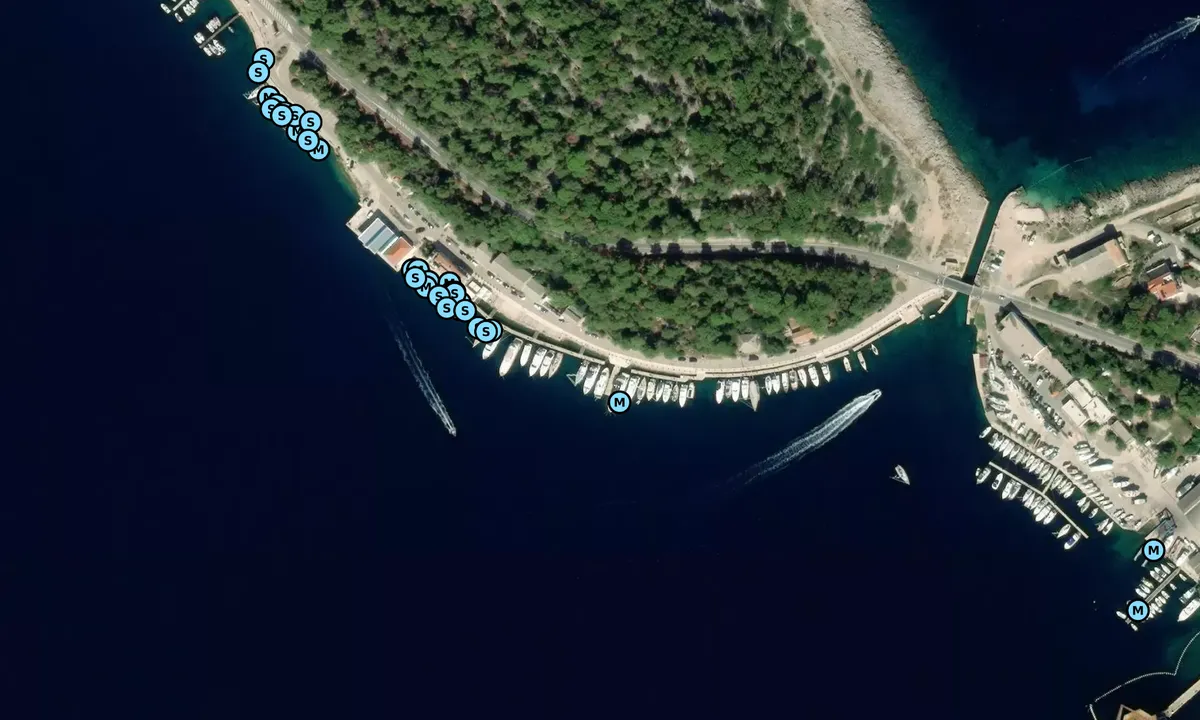 Satelite image of Marina Lošinj