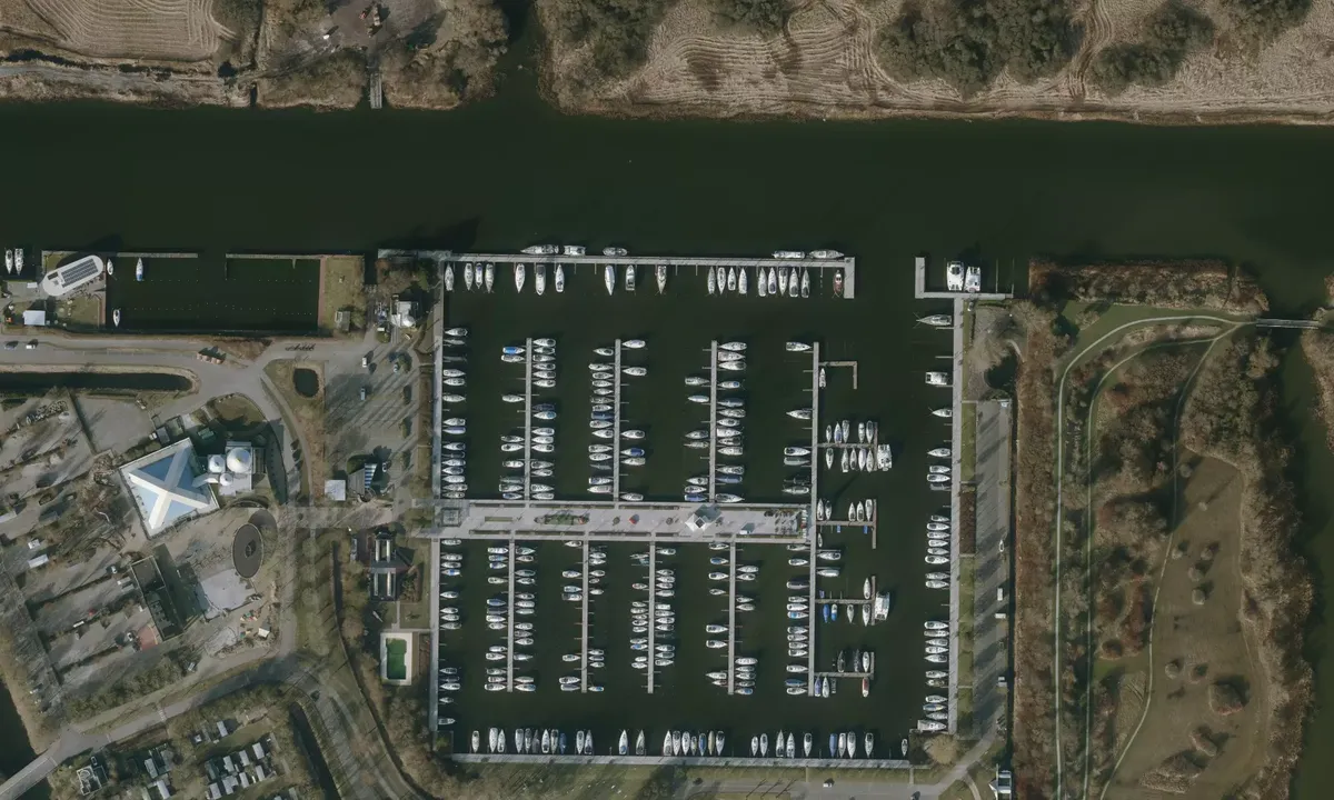 Satelite image of Marina Makkum - Wûnseradiel
