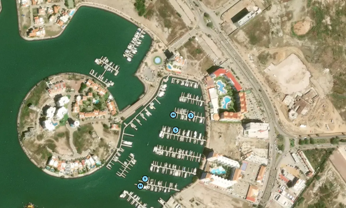 Satelite image of Marina Mazatlan - Mazatlán