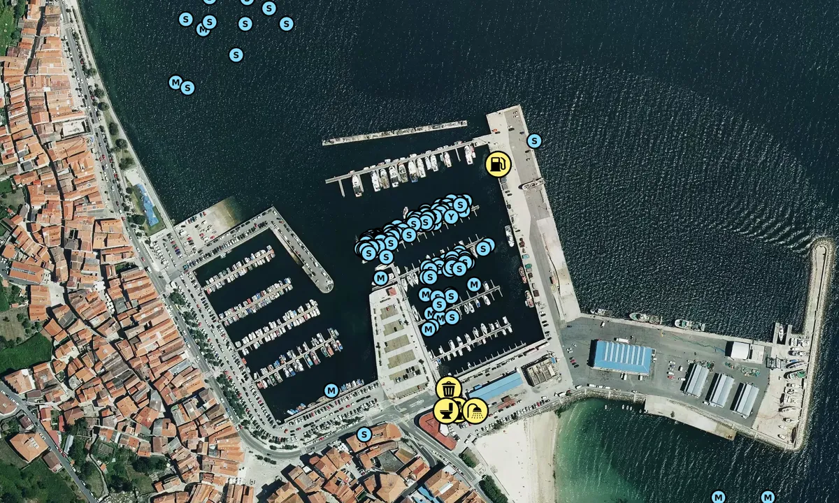 Satelite image of Marina Muros 1