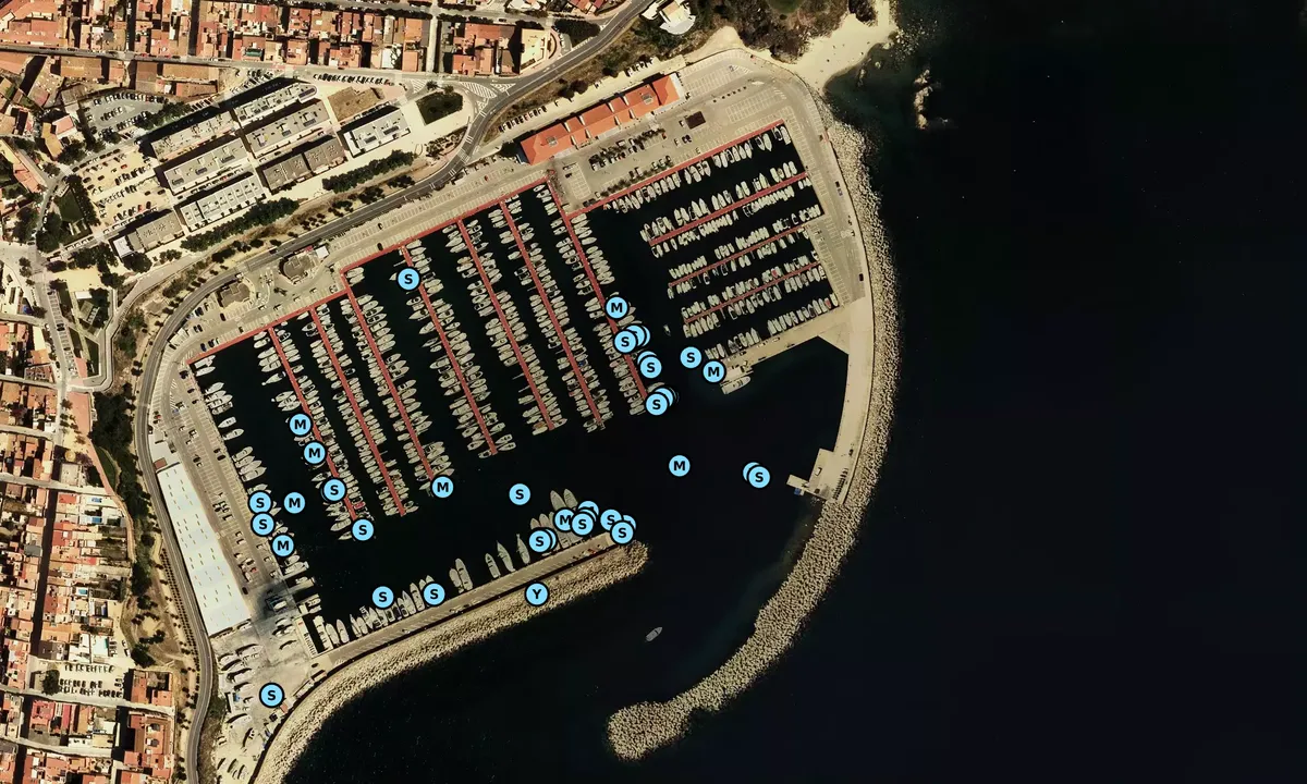 Satelite image of Marina Palamos