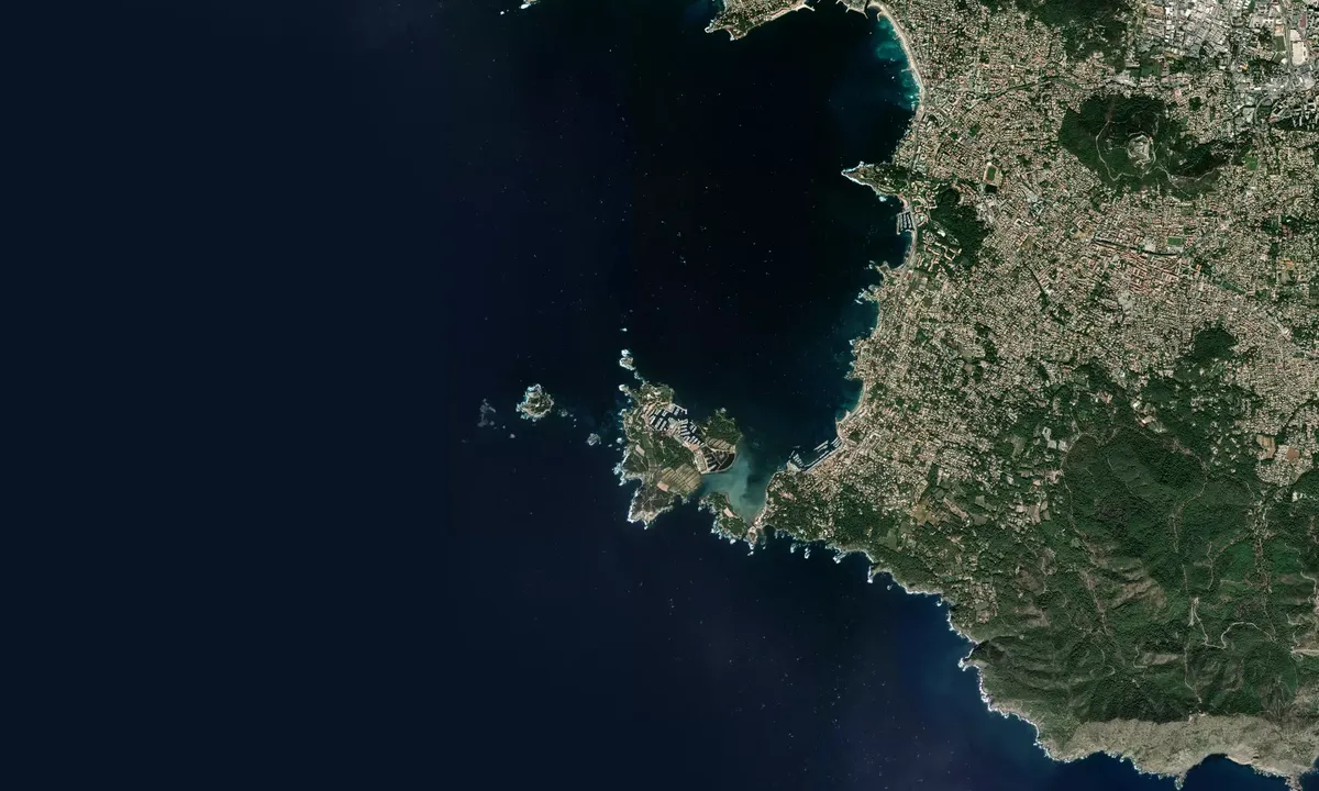 Flyfoto av Marina Port Embiez