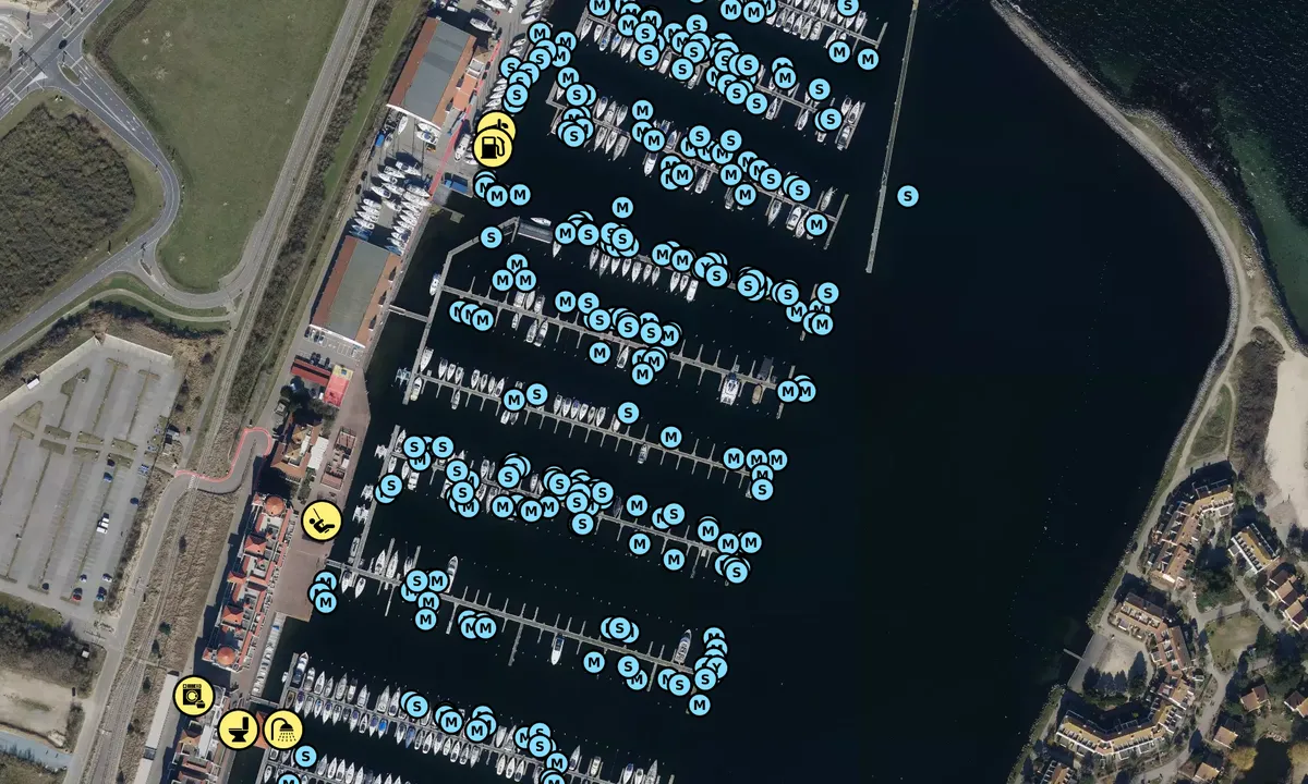 Satelite image of Marina Port Zélande