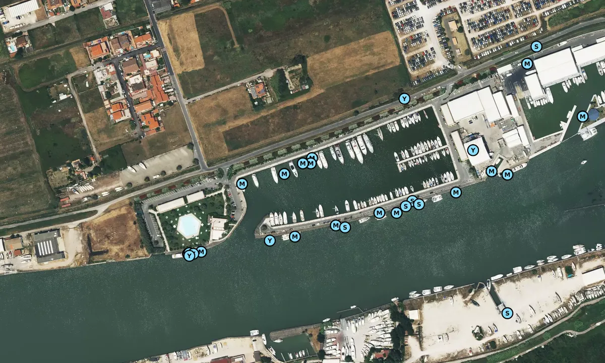 Satelite image of Marina Porto Romano