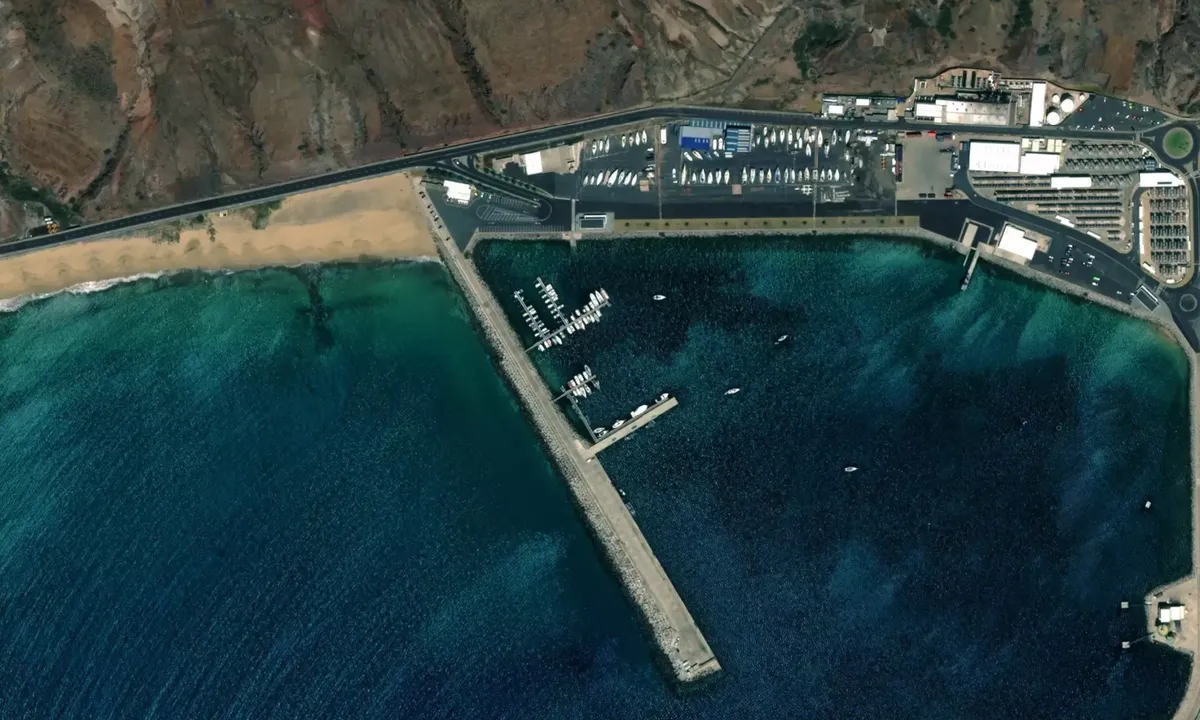 Flyfoto av Marina Porto Santo