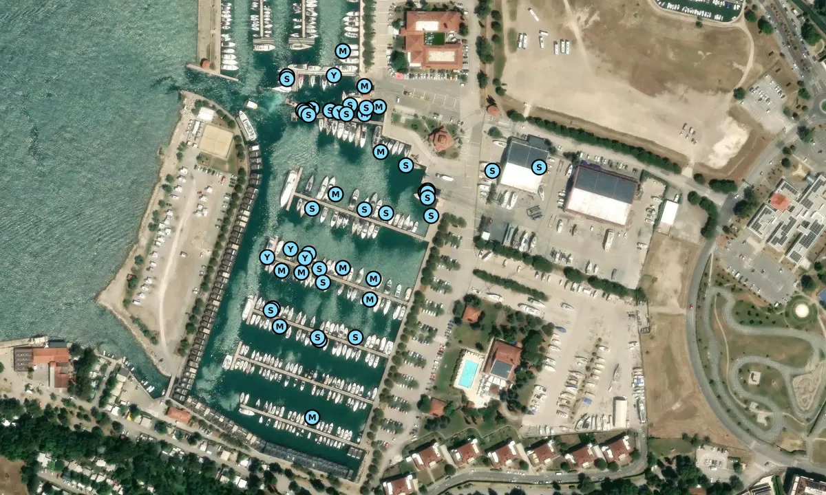 Satelite image of Marina Portoroz - Lucija