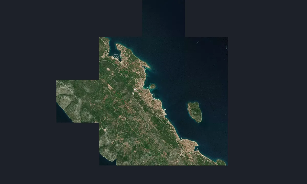 Flyfoto av Marina Preko - Zadar